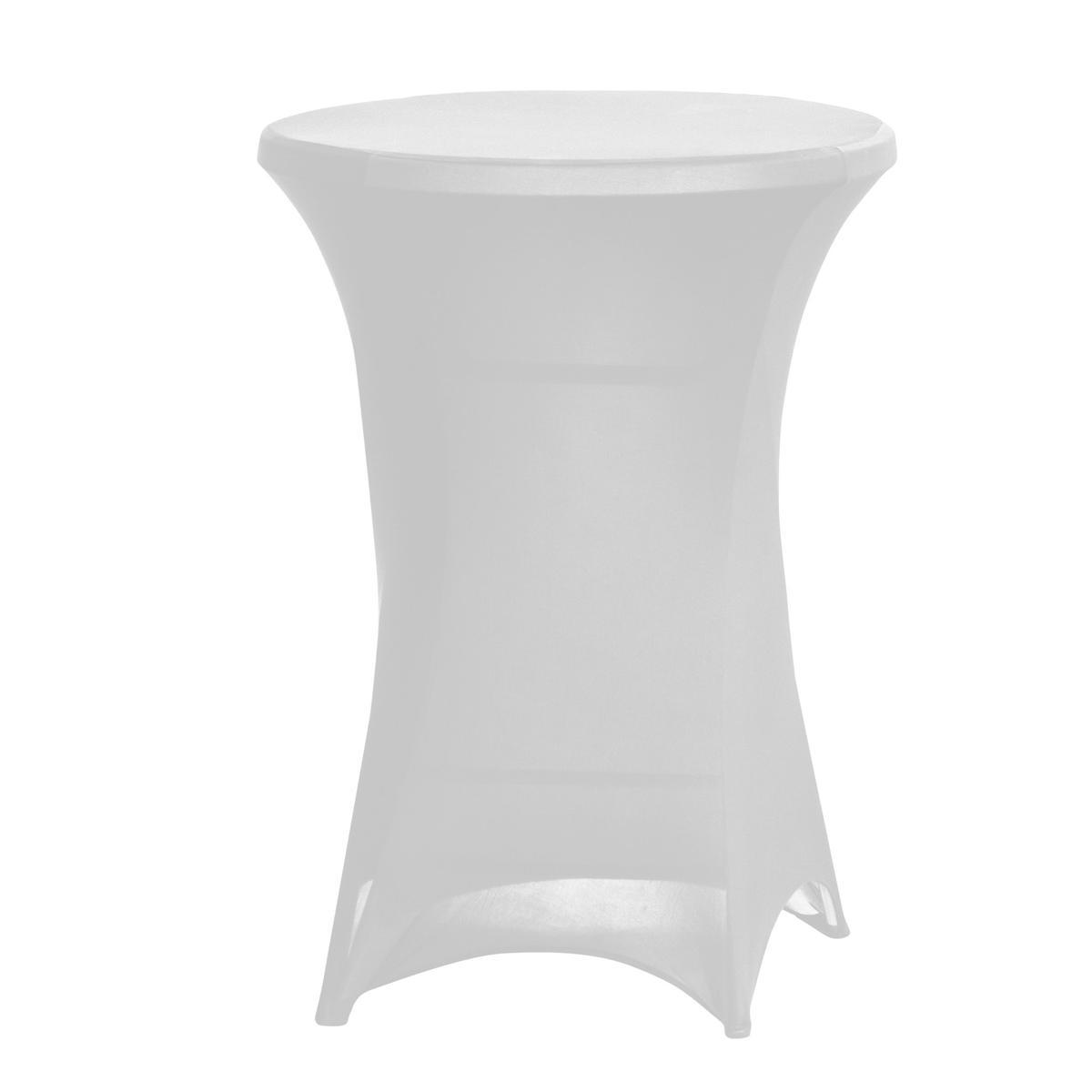 Housse Pour Table Mange Debout Polyester Lycra Blanc Noir Housses Et Entretien Mobilier De Jardin La Foir Fouille