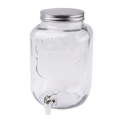 Bonbonnière carrée avec robinet - Verre - 19,5 x 19,5 x 31,5 cm - Transparent Bonbonnière carrée avec robinet - Verre - 19,5 x 19,5 x 31,5 cm - Transparent