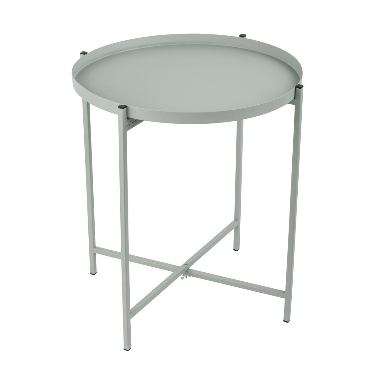 Table d'appoint - 40 x 40 x H 40 cm - Gris Table d'appoint - 40 x 40 x H 40 cm - Gris