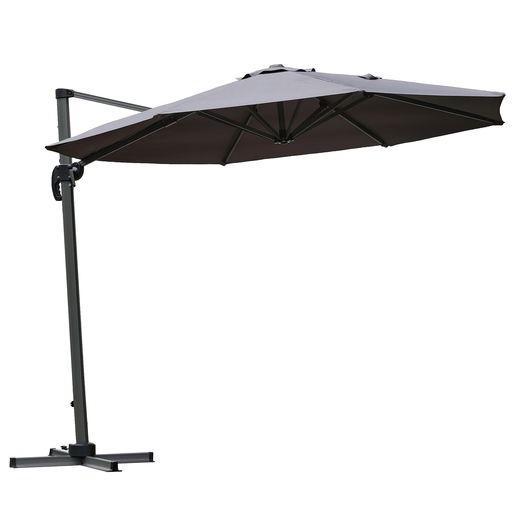 Parasol Deporte Polyester Gris Parasols Pieds De Parasols Et Voiles D Ombrage La Foir Fouille