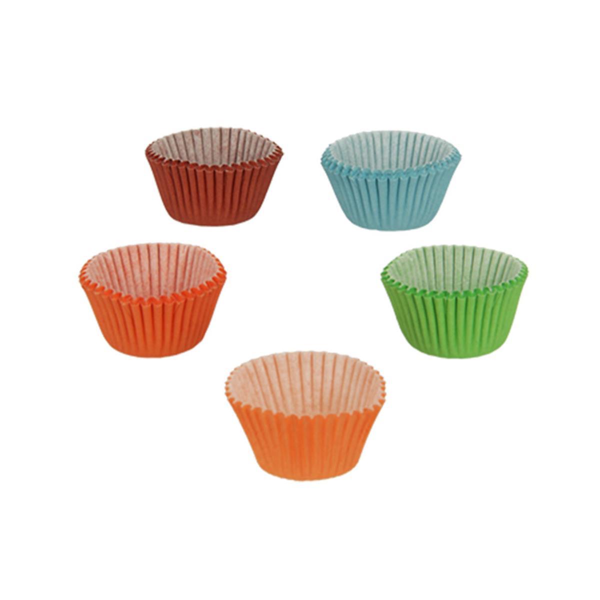 Lot De 100 Caissettes Papier Multicolore Moule A Patisserie La Foir Fouille