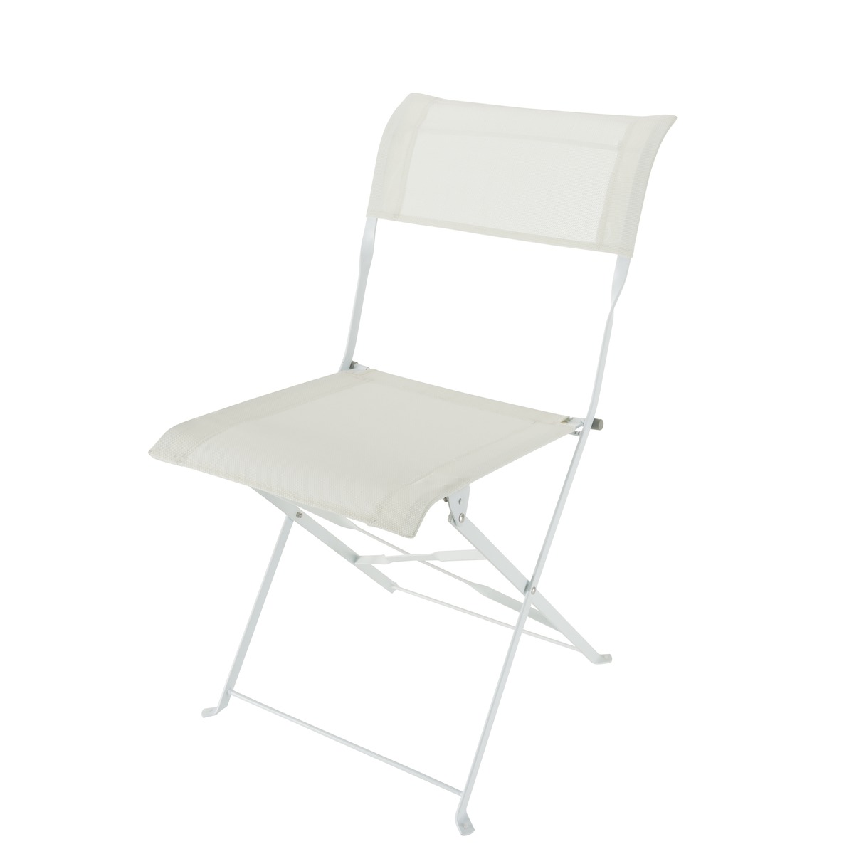Chaise Donna pliable - 45 x 56 x H 81 cm - blanc Chaise Donna pliable - 45 x 56 x H 81 cm - blanc