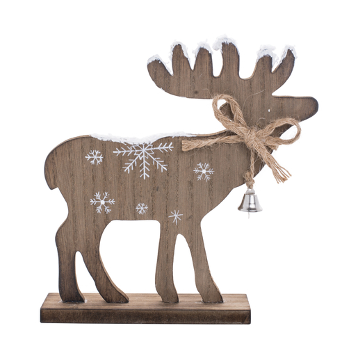 Renne En Bois Deco De Noel Pour L Interieur La Foir Fouille