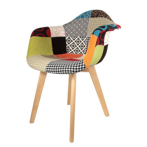 Fauteuil Patchwork Scandinave Meubles De Salon La Foir Fouille
