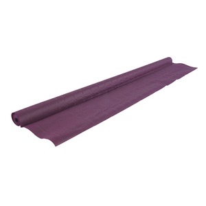 Nappe damassée en papier - 1,18 x 6 mètres - Violet prune