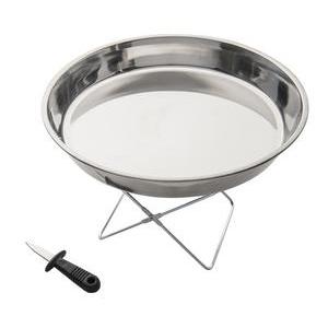 Coffret fruits de mer - Inox - Ø 38 cm - Gris