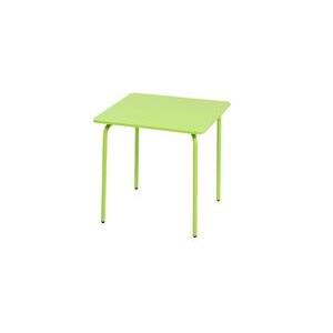 Table enfant - Acier - 48 x 48 x H 47 cm - Vert anis