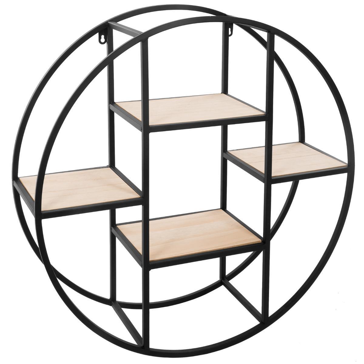 etagere murale ronde torof etageres et bibliotheques la foir fouille
