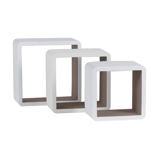Etageres Cube Plastique Blanc Rangement Plastique La Foir