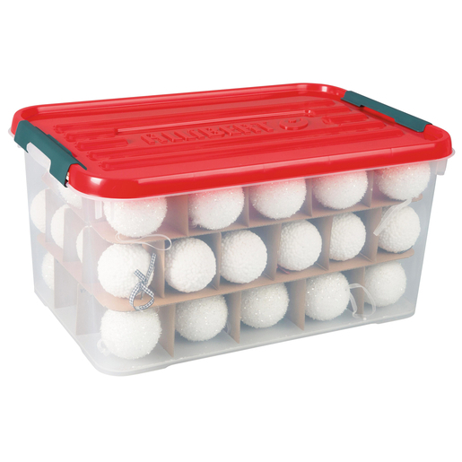 Boite De Rangement Noel 50l Rangement Plastique La Foir Fouille