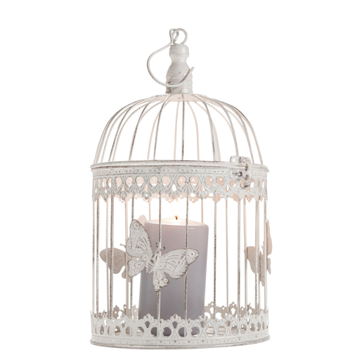 Cage à Oiseau Décorative H 42 Cm Objets Déco La Foir
