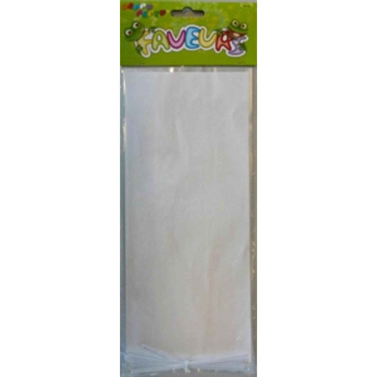 8 sachets transparents 12 x L 28 cm