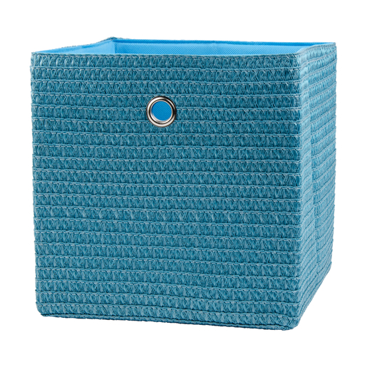 Cube De Rangement Marron Bleu Gris Paniers Et Boites De