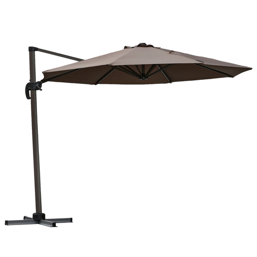 Parasol Deporte Polyester Marron Parasols Pieds De Parasols