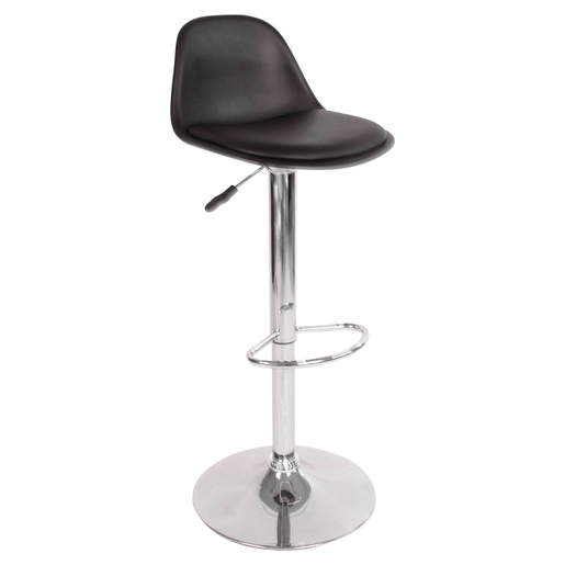 Tabouret De Bar Noir Gris Tringles Deco La Foir Fouille