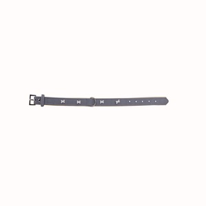 Collier réfléchissant pour chien - Longueur 41,5 cm - Gris