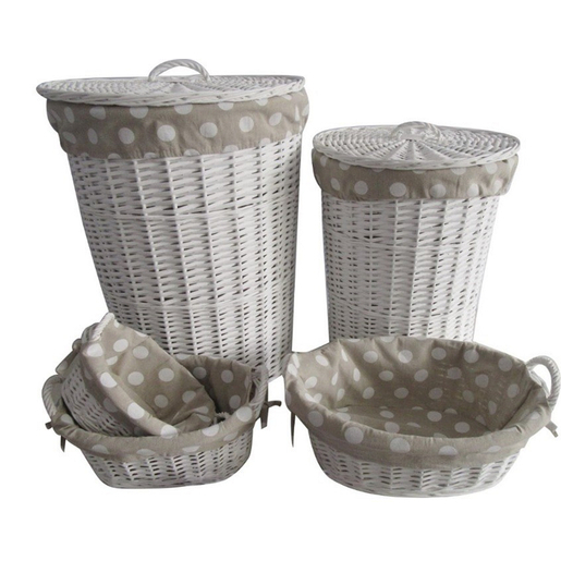 Panier A Linge Rond Taille M Paniers Et Boites De Rangement La Foir Fouille