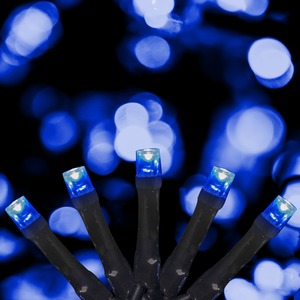 Guirlande électrique 100 led 8 fonctions - Longueur 5 m - Bleu