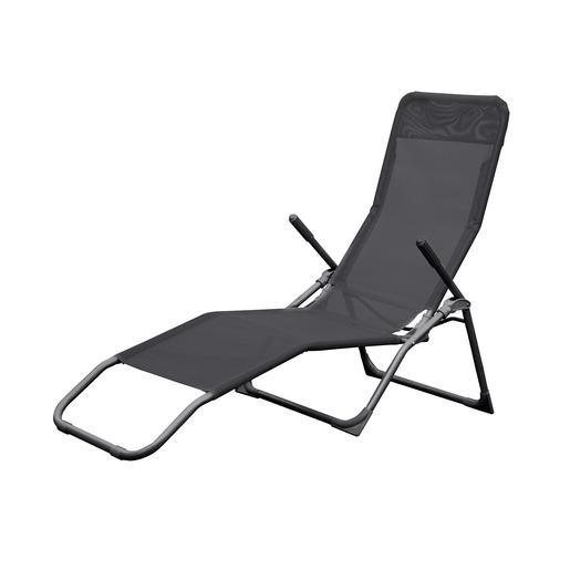 Bain De Soleil Acier Textilene Gris Fauteuils Detente Et