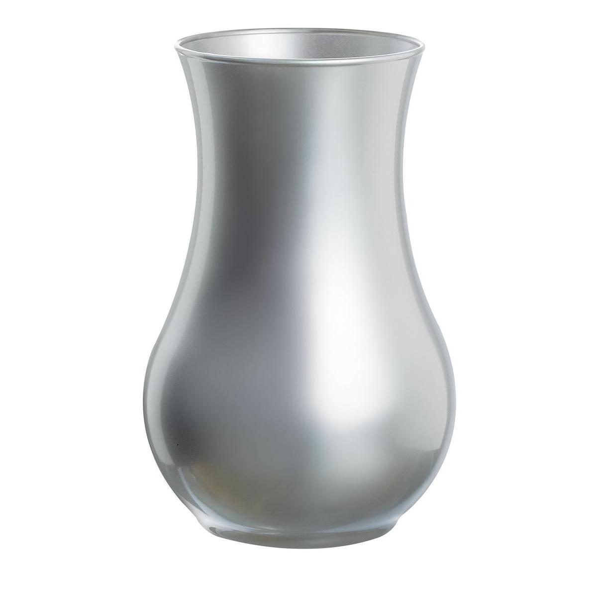 Vase - 10,1 x H 19,9 cm - Argent Vase - 10,1 x H 19,9 cm - Argent