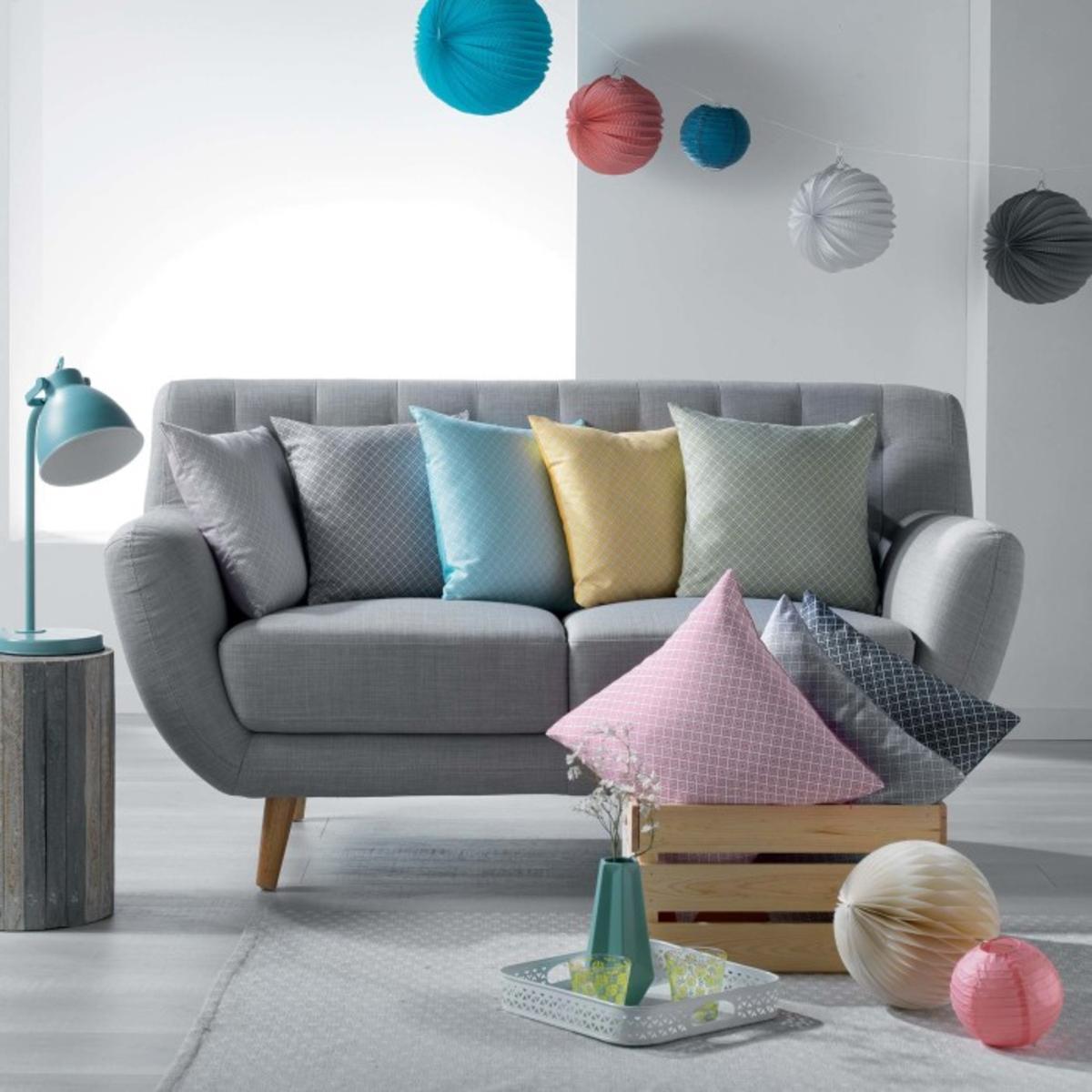 Housse de coussin Unita - 40 x 40 cm - Bleu