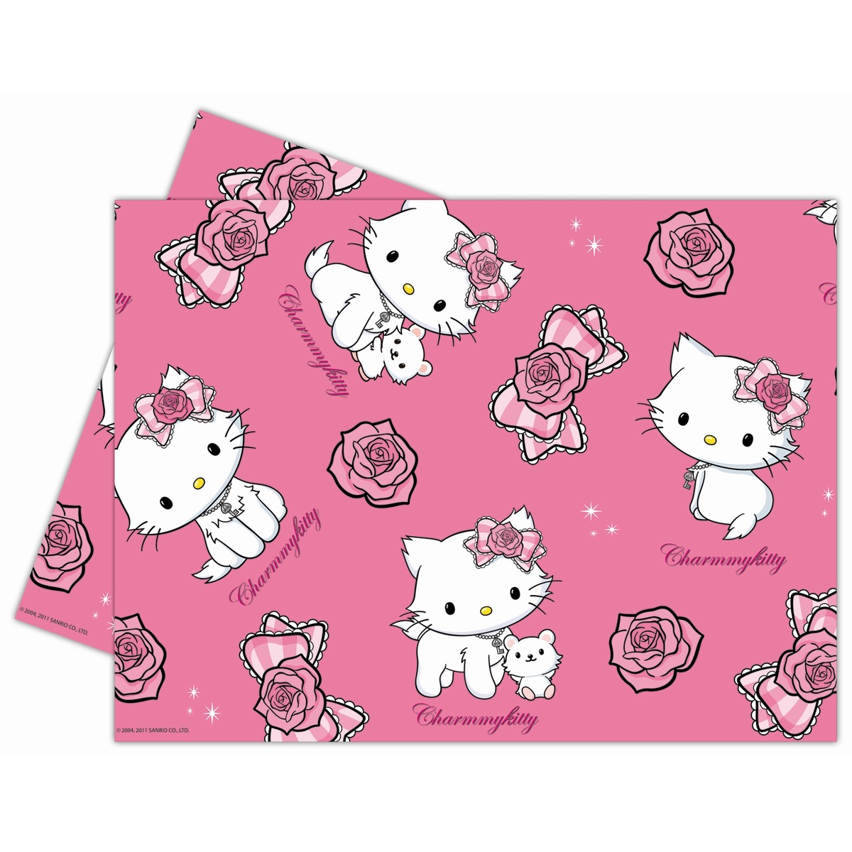 Nappe Charmmy Kitty en plastique - 120 x 180 cm - Multicolore
