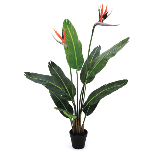 Oiseaux De Paradis En Pot H 91 Cm Fleurs Artificielles