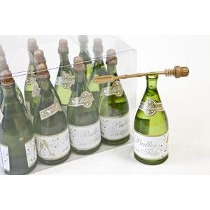 Bulle de savon forme bouteille (x 12) - 3.1 x 9 x 3.1 cm - Vert