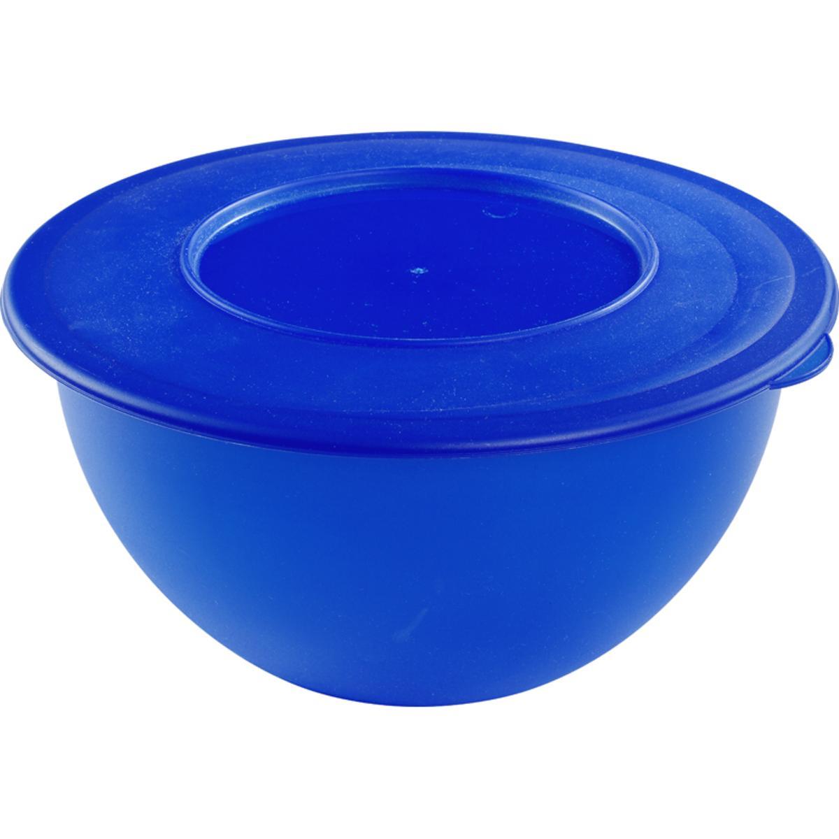 Saladier avec couvercle - 5 L - Différents coloris - Bleu, vert ou