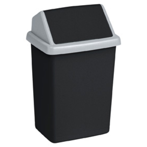 Poubelle Plastique Noir Gris Poubelles La Foir Fouille
