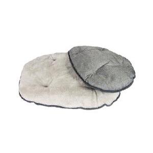 Coussin ovale en sherpa pour chien - INES - 80 cm