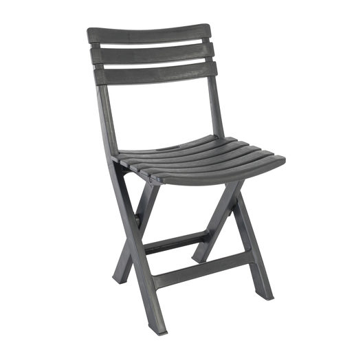 Chaise Pliante Imitation Bois 44 X 41 X H 78 Cm Gris Mobilier De Jardin La Foir Fouille