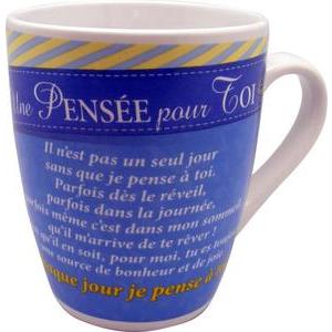 Mug poème pensee