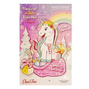 Calendrier de l'Avent licorne magique - 25 chocolats au lait - 65 g - LICORNE