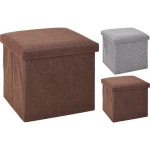Boîte de rangement - 38 x 38 x H 38 cm - Différents coloris