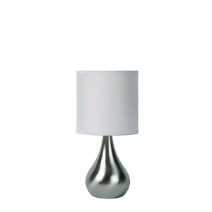 Lampe Touch - Diamètre 15 x H 32 cm - Blanc