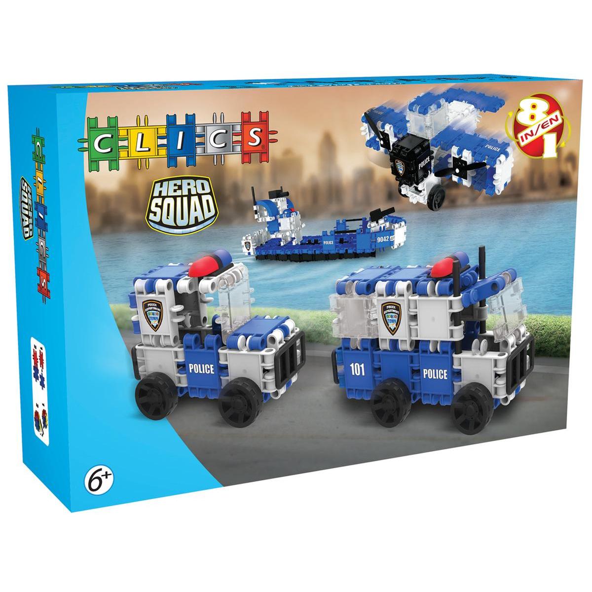 Jeu de construction Clics Police Jeu de construction Clics Police