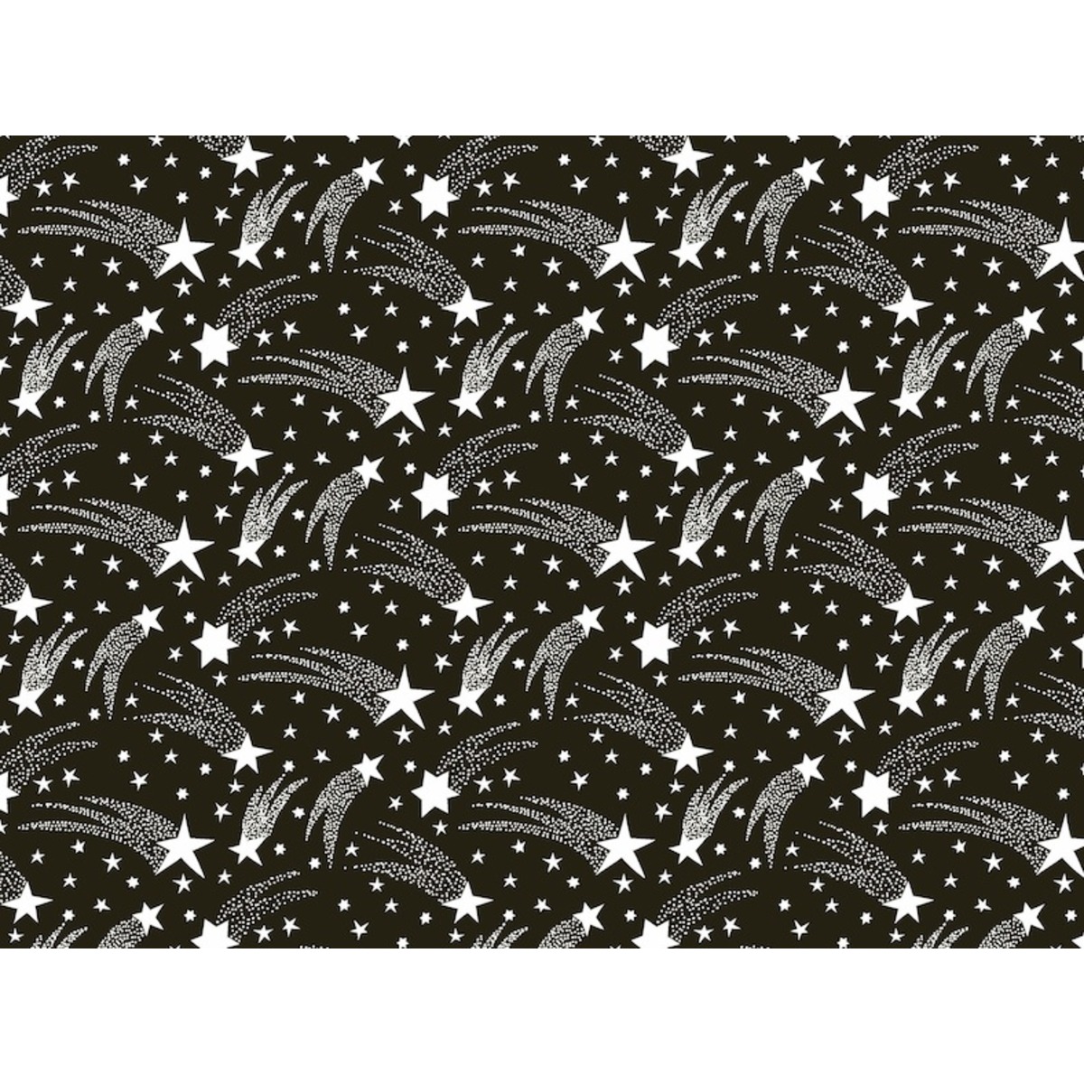 Chemin de table en rouleau imprimé étoiles filantes - 0,40 x 4,8 m - Noir Chemin de table en rouleau imprimé étoiles filantes - 0,40 x 4,8 m - Noir