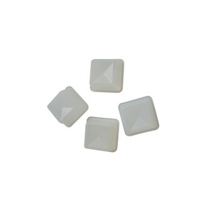 4 moules carrés spécial nappage modèle carré - blanc
