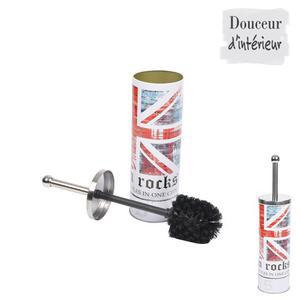 Brosse WC London Rocks - Métal - Ø 9,5 x H 38 cm - Multicolore