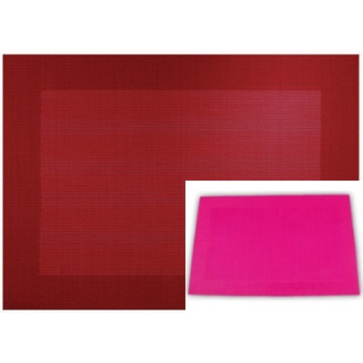 Set de table - PVC - 30 x 45 cm - Rose fuchsia Set de table - PVC - 30 x 45 cm - Rose fuchsia