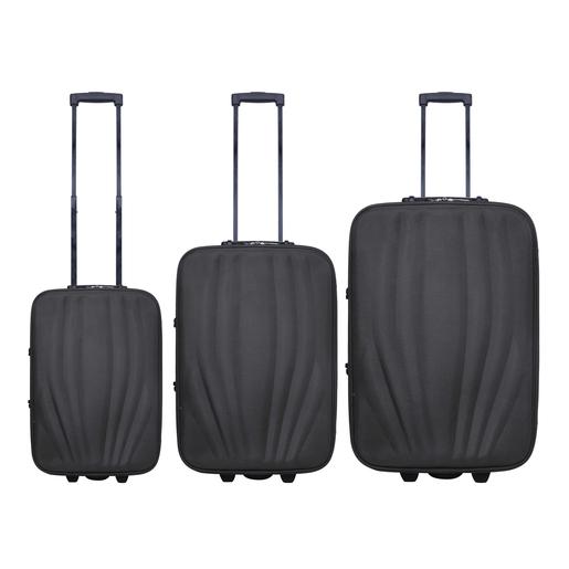 Valise Souple Polyester Et Eva Gris Valises Trolley La