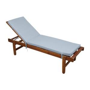 Coussin pour bain de Soleil Farniente - L 180 x l 55 cm - Différents coloris - Marron, gris perle