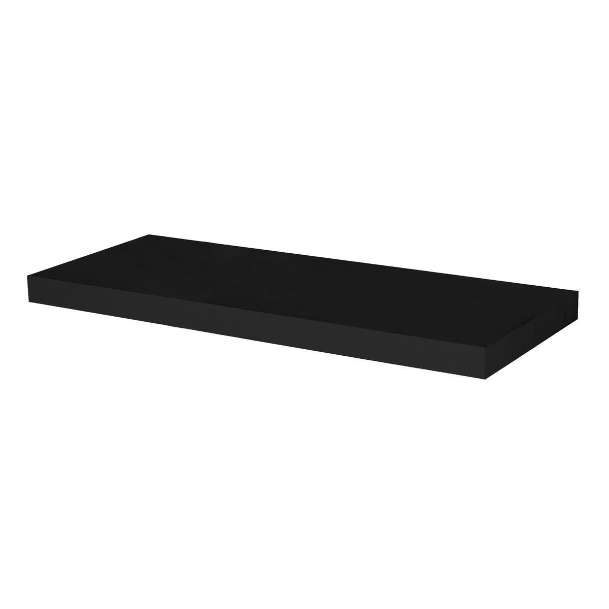 Etagère murale - 80 x 22,8 x H 3,4 cm - Noir Etagère murale - 80 x 22,8 x H 3,4 cm - Noir