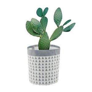 Cache-pot imprimé - Gris