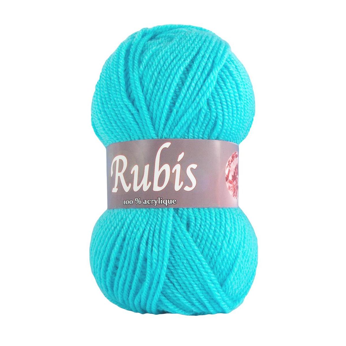 10 pelotes - 100% acrylique - 50 g - Bleu 10 pelotes - 100% acrylique - 50 g - Bleu