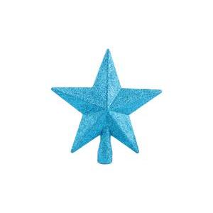 CIMIER ETOILE BLEU PAILLT 20CM
