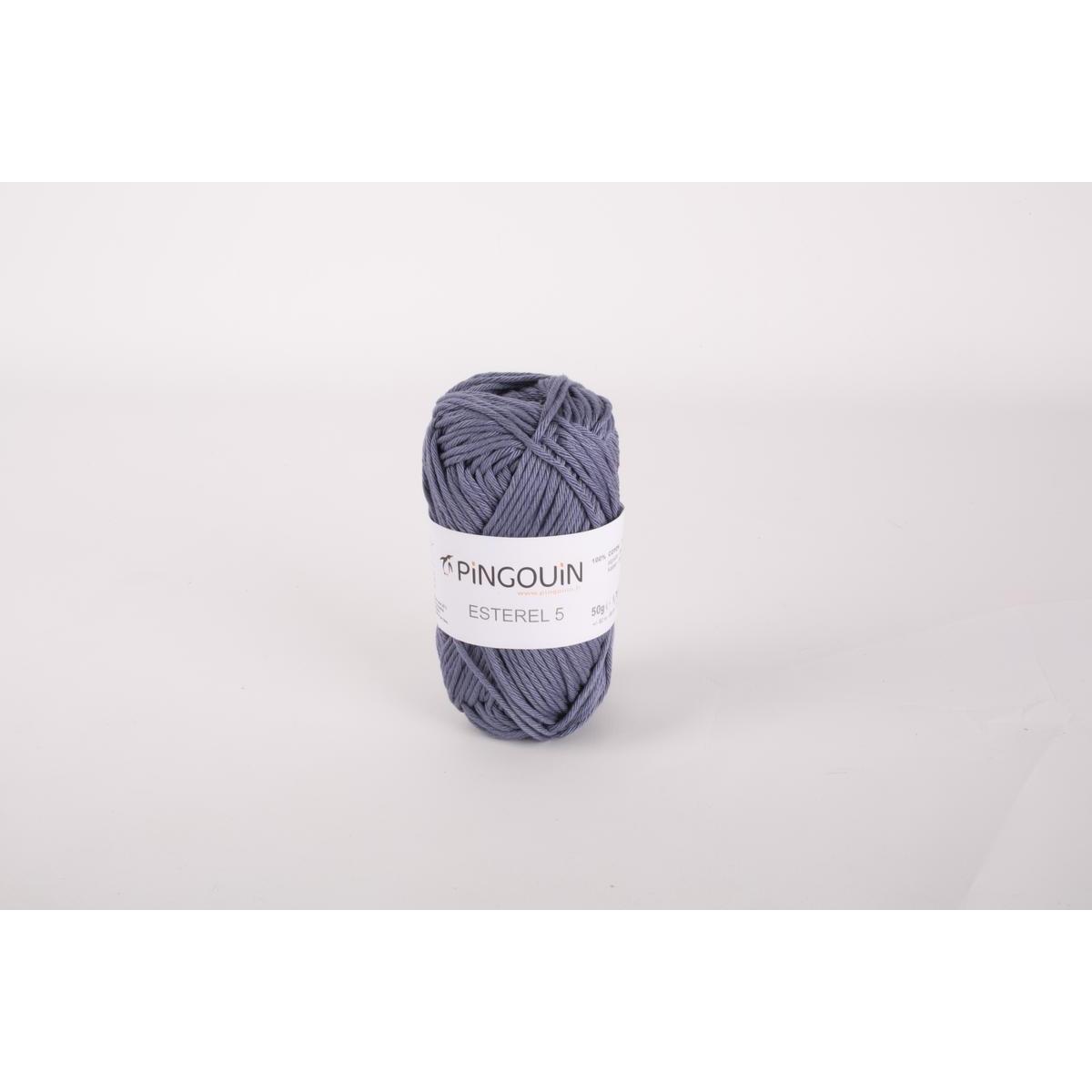 Pelote coton Esterel 5 - 61 m - Bleu - PINGOUIN