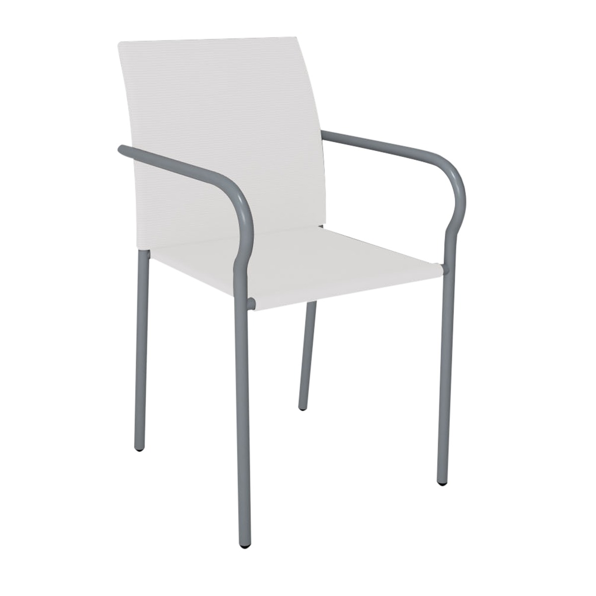 Fauteuil Miami en rotin - 74,5 x 78,3 x H 82 cm - blanc Fauteuil Miami en rotin - 74,5 x 78,3 x H 82 cm - blanc