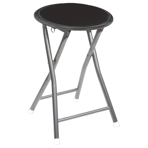 Tabouret Pliant Basic Noir Meubles De Salon La Foir Fouille